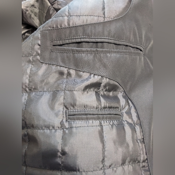 KENNETH COLE REACTION, Black zip up, button up, Hooded Coat, Size XXL. - Picture 7 of 9